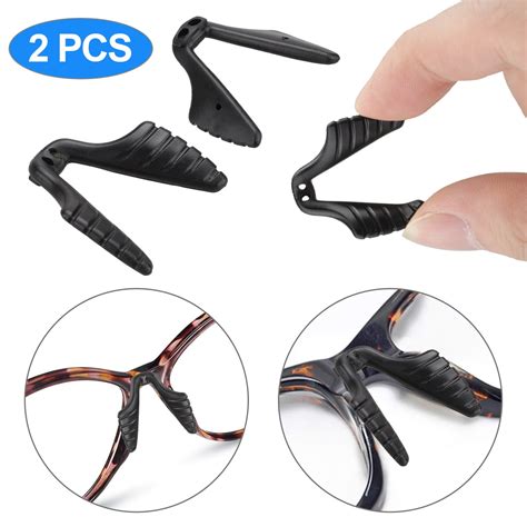 glasses with adjustable nose pads.